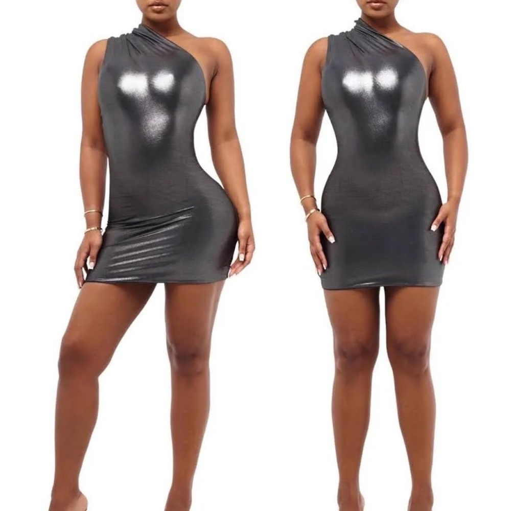 Cou Coo Gagnon Dress Glacier Grey